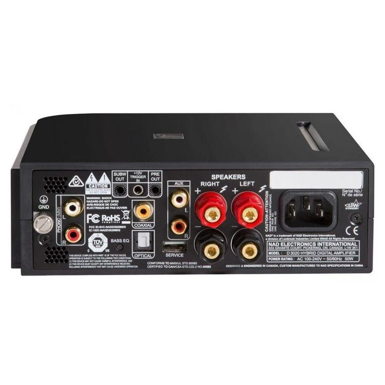 NAD Amplificateur HiFi D3020v2 Noir 2 NAD Amplificateur HiFi D3020v2 Noir – Image 2