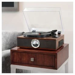 VICTROLA Platine Vinyle VTA-60 - Coloris Bois/gris -PANASONIC shop B2CD 1124