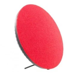 Amahousse Enceinte Bluetooth Design Ronde Façade En Tissu Rouge 3W