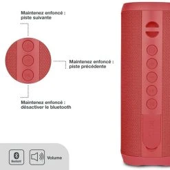 ESSENTIEL B Enceinte Portable SB70 Rouge -PANASONIC shop B2CD 1901