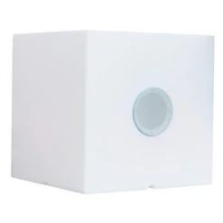Lumisky Cube Lumineux Enceinte Bluetooth CARRY PLAY Blanc Polyéthylène H40CM