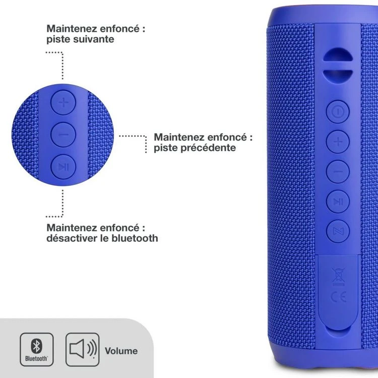ESSENTIEL B Enceinte Portable SB70 Bleue 5 ESSENTIEL B Enceinte Portable SB70 Bleue – Image 5