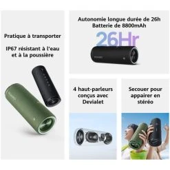 HUAWEI Enceinte Portable Sound Joy Vert -PANASONIC shop B2CD 2047