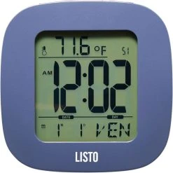 Listo Réveil De Voyage RVL-501 Bleu