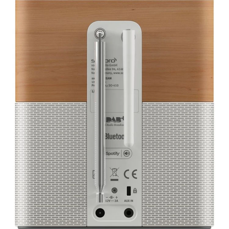 SONORO Radio Réveil Stream Erable 2 SONORO Radio Réveil Stream Erable – Image 2