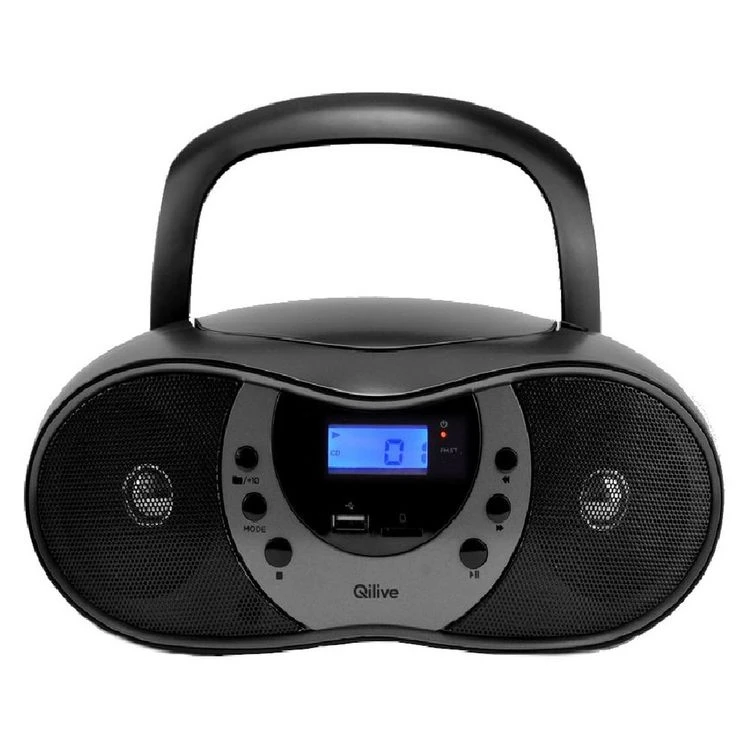 QILIVE Radio CD - Noir - Q1244 1 QILIVE Radio CD - Noir - Q1244