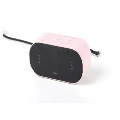 QILIVE Radio Réveil - Rose - Q.1105