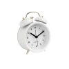 Karlsson Réveil Design Classic Bell - Blanc