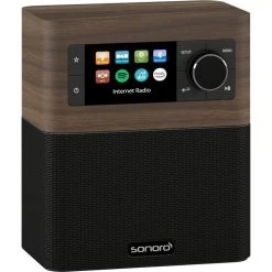 SONORO Radio Réveil Stream Noyer -PANASONIC shop B2CD 2390