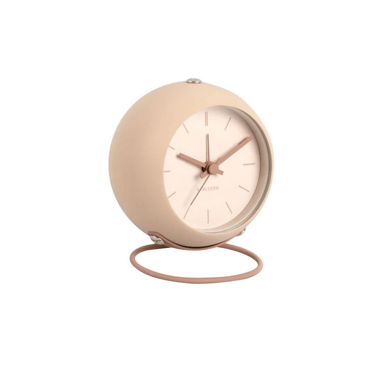 Karlsson Réveil Nirvana Globe - Beige Sable 2 Karlsson Réveil Nirvana Globe - Beige Sable – Image 2