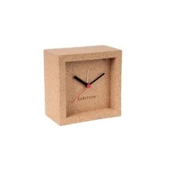 Karlsson Horloge Réveil Scandinave En Liège Franky - Marron
