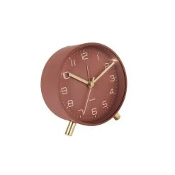 Karlsson Horloge Réveil En Métal Lofty - Diam. 11 Cm - Rouge -PANASONIC shop B2CD 2783