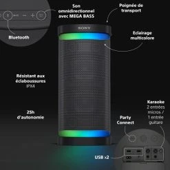 SONY Enceinte Sono XP700 Noir 9 SONY Enceinte Sono XP700 Noir -PANASONIC shop B2CD 2814