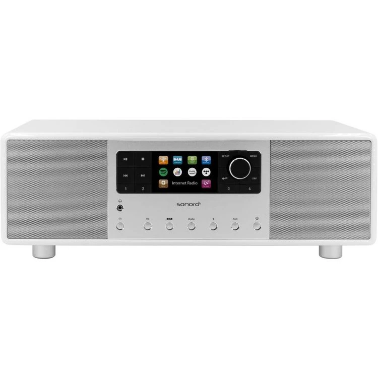 SONORO Chaîne HiFi PRIMUS Blanc (brillant) 1 SONORO Chaîne HiFi PRIMUS Blanc (brillant)
