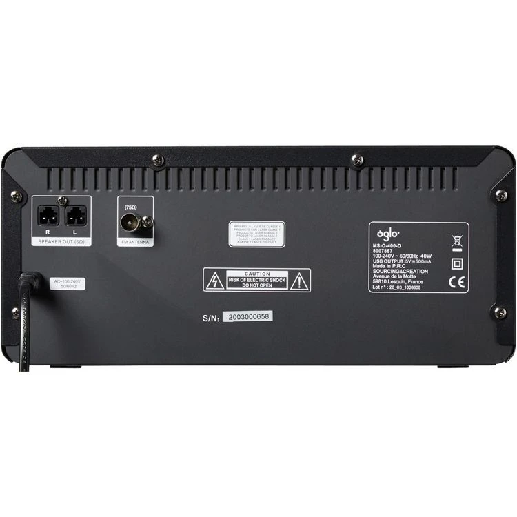 OGLO# Chaîne HiFi MS-O-400-D 2 OGLO# Chaîne HiFi MS-O-400-D – Image 2