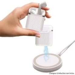 Paris Prix Écouteurs Sans Fils Earbox Power 17cm Blanc -PANASONIC shop B2CD 401