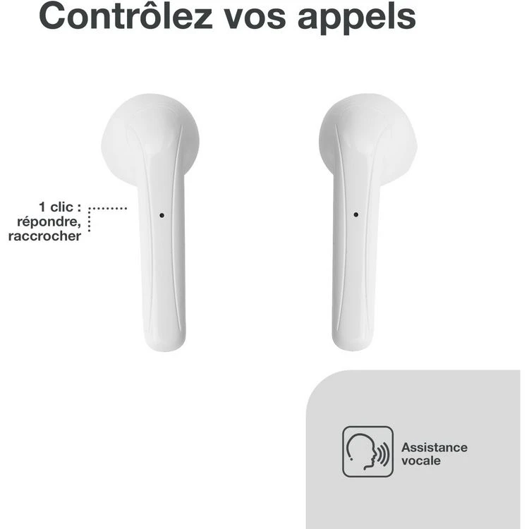 ESSENTIEL B Ecouteurs EBTWS00 Blanc 4 ESSENTIEL B Ecouteurs EBTWS00 Blanc – Image 4