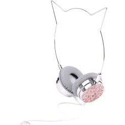 QILIVE Casque Audio Oreille De Chat 146905 Q.1485 - Argent/Rose