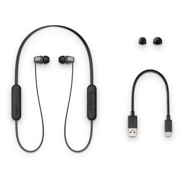 SONY Écouteurs Sans Fil Bluetooth - WIC 310 - Noir 2 SONY Écouteurs Sans Fil Bluetooth - WIC 310 - Noir – Image 2