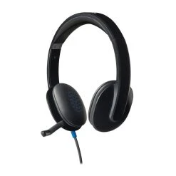 LOGITECH Casque H540 Filaire, Ecouteurs Stéréo Anti-Parasites, USB, Pour PC/Mac