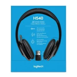 LOGITECH Casque H540 Filaire, Ecouteurs Stéréo Anti-Parasites, USB, Pour PC/Mac -PANASONIC shop B2CD 92