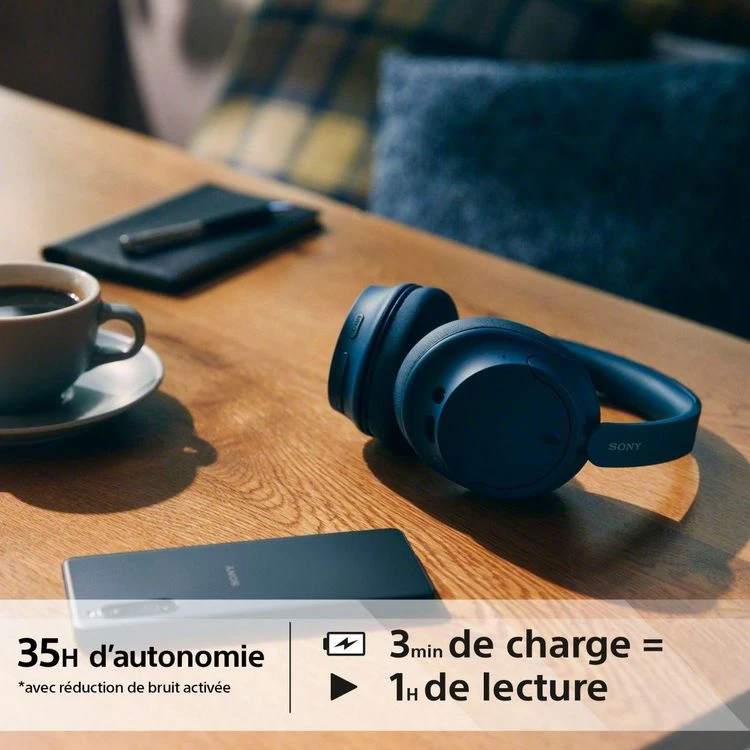 SONY Casque WH-CH720N Bleu 4 SONY Casque WH-CH720N Bleu – Image 4